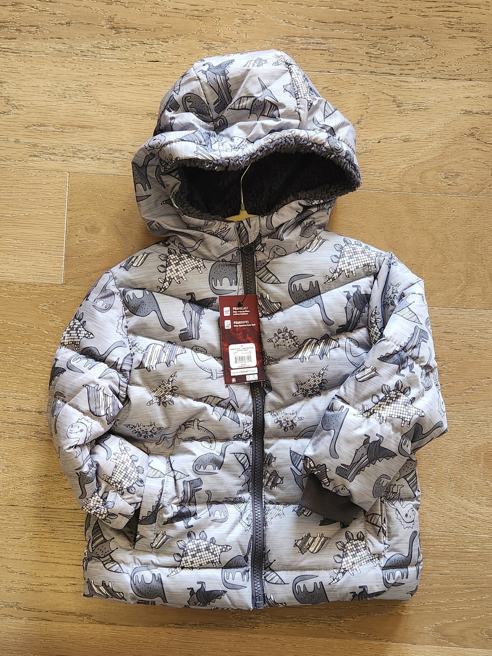 NWT Swiss Tech Performance Gear Dinosaur Puffer Jacket – 2T